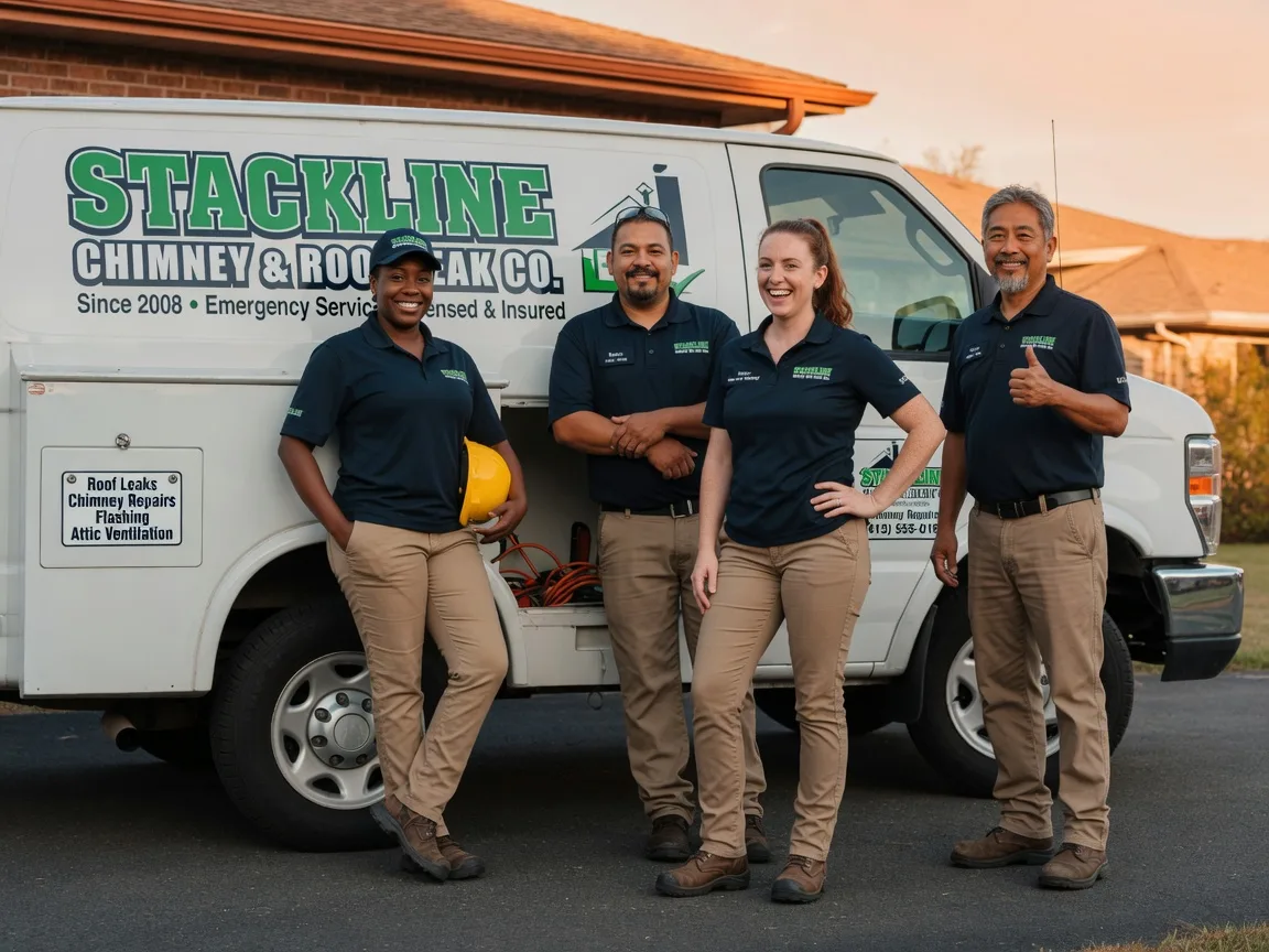 Chimney flashing repair company in Flora, MS